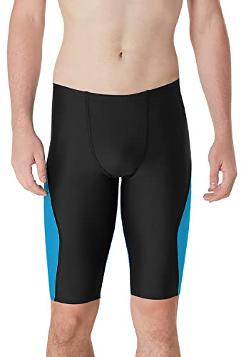 Speedo Costume da Bagno Jammer Eco Prolt Solid Colors, Slip Uomo, Block Team Royal Blue, 34