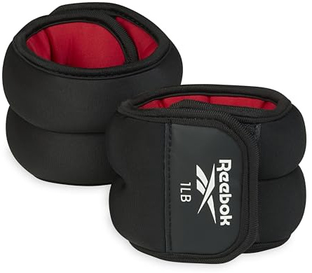Reebok Wrist & Ankle Weights, 2 x 1 lb (1 lb Each)