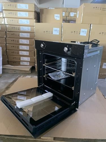 Hobsir hob Einbauherd 60cm mit 60L Fassungsvermögen | 6 Funktionen, 250°C Hochtemperaturmodus & 120-Minuten-Timer – Professioneller Backofen für Familienküchen, kleine Restaurants und Hobbybäcker