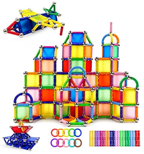 Fyxttalor Blocs de Construction Magnétiques Enfant 234pcs