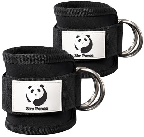 Slim Panda Ankle Straps Sangle Cheville Musculation Poulie (rembourré) - Sangle Musculation et de Fitness sur Le Câble Machines