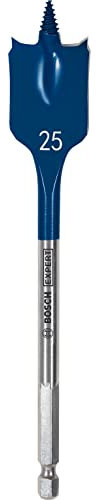 Bosch Professional 1x Brocas fresadoras planas Expert SelfCut Speed (para Madera blanda, Aglomerado, Ø 25,00 mm, Longitud 152 mm, accesorios Taladro de impacto rotativo)