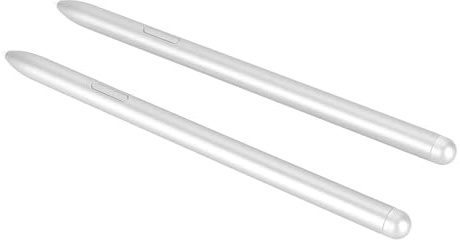 Generic Lápiz Inteligente, Control Preciso, 2 Piezas, Lápiz Inteligente de Plástico Resistente, Respuesta Rápida con Accesorios para Reemplazo (Silver)