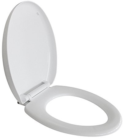 Idroblok 03036622 Sedile Wc, Plastica, Universale, 47x37 cm, Rallentato Ispezionabile, 1.5 Kg, Bianco