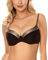 VIVISENCE Dame Bikini BH Push-Up Bademode Bügel Schalen Klassisch 3224, Schwarz,75C