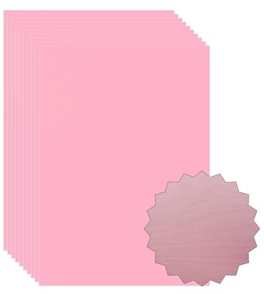 Texturerat (Pastell rosa, A4 / 15 enheter)