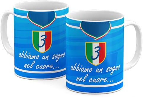 Generico StudioPixelStore Tazza Colazione – Idee Regali – Mug Squadre del Campionato Italiano – Tazze in Ceramica per la Colazione – Tazza Tifoso Serie A - (Tifosi Napoli)