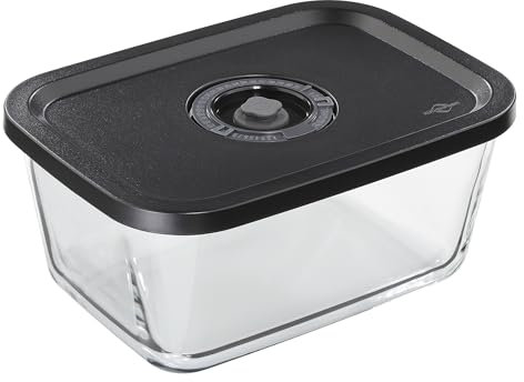 Küchenprofi EASYFRESH Vakuumdose L | Bruchsicheres Glas | Lebensmittel konservieren per Vakuumpumpe | Vakuumbox mit Kunststoff-Deckel | Luftdicht und auslaufsicher | Backofen- und spülmaschinenfest