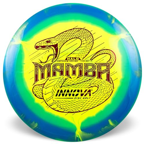 Innova Halo Star Mamba Disc Golf Driver – Disc Golf Distance Driver, Max Distance Driver (Colors Will Vary) (140-150g)