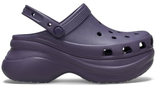 Crocs Zoccoli Bae classici da donna, scarpe con plateau per le donne, Nightshade, 39-40 EU