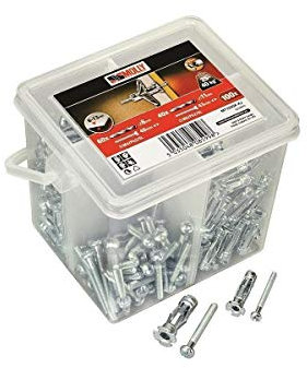 Molly M71020X-XJ Seau de 100 Chevilles, Gris