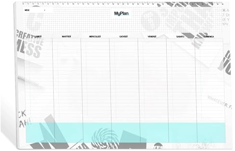 Planning settimanale da tavolo 2026 a3 - planner settimanale da tavolo 2026 43x30 a strappo - calendario perpetuo/budget planner italiano