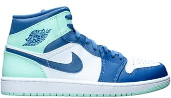 Air Jordan 1 Mid Mystic Navy Mint Foam 554724-413 Größe 44.5, Mystic Navy Mint Foam White, 44.5 EU
