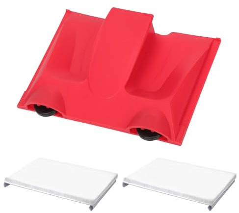 Coupe-Bordure à Peinture avec 2 Pièces Recharges de Tampons de Remplacement, Outil de Peinture de Bord pour Mur Plafonds Coins Bords Garnitures de Peintre Fournitures de Peinture