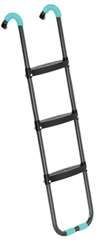Nuyhadds Trampoline Step Ladder - Adjustable Trampoline Ladder, Enhanced Trampoline Accessory | 2-Step/3-Step Wide Trampoline Ladder, Easy-to-Install Long Lasting Ladder for Kids and Garden Use