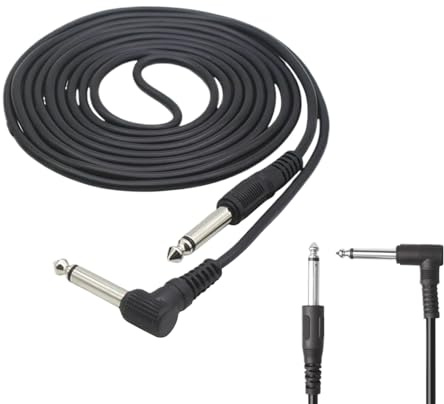 Cables de Guitarra Eléctrica | Cable Jack Anti-Bruit 3 metros - Cable Jack 6.35 mm Para Guitarra Y Amplificador | Para Instrumentos De Cuerdas Batería Amplificador Escena De Concierto Estudio Acústico