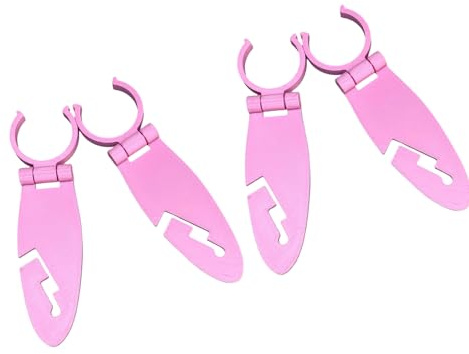 Mekalero Paquete de 4 paletas de durabilidad, correas de tabla, clip de sujeción para tabla de kayaks y accesorios de tabla de surf, abrazaderas de fijación expandibles