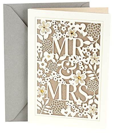 Hallmark Wedding Card (Mr. & Mrs.)