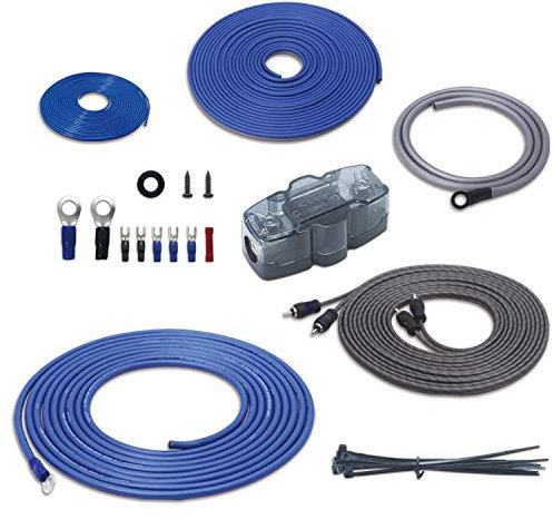 RECOIL Kit Installation Ampli Voiture COMPLET - Câbles RCA OFC + Alimentation 25mm² (4 AWG) CCA