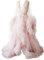 Robe de chambre kimono en tulle pour femme - Perspective de grossesse - Photographie de maternité - Rose - M