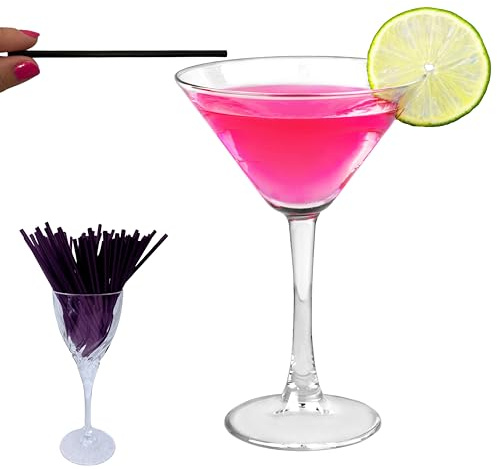 SYLVA Cannucce di canna da zucchero da cocktail, resistenti e sostenibili, cannucce in fibra naturale di canna da zucchero, robuste cannucce per bevande fredde, perfette per feste, bar e uso
