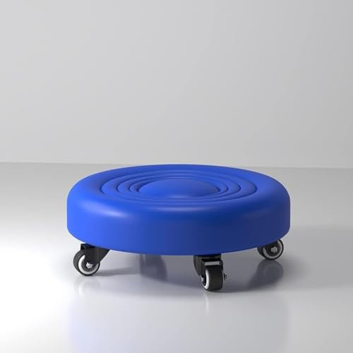 Low Rolling Stool,Creeper Garage Roller Seat,360° Rotation Universal Swivel Wheels,for Home,Kitchen,Office,Garage (A)