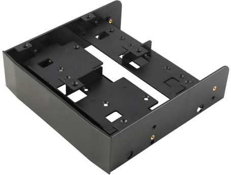 Nicear Support de disque dur de 5,25 pouces à 3,5 pouces pour châssis de disque dur pour installation sur ordinateur de disquette