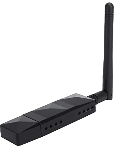 Wireless NetCard AR9271 - Adaptador USB WiFi desmontable para TV, ordenador, punto de acceso portátil, compatible con Win XP 7 8 10 BlackBerry LINUX KALI UBUNTU Transmisión rápida estable por Internet