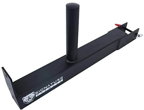 Signature Fitness SF-3 1,500 Pound Capacity 3” x 3” Power Cage Squat Rack, Includes J-Hooks and Safety Straps, Other Optional Accessories, Lever Arm
