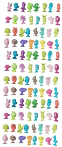 Toyvian 72 piezas juguetes de animales para niños juguete de succión monstruo succión figura monstruo para niños pequeños mini figura de animal de mesa niños pequeños juguete de jardín de hadas