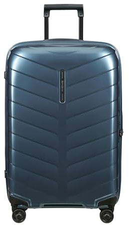 Samsonite Attrix - Spinner M, Koffer, 69 cm, 73 L, Blau (Stahlblau)