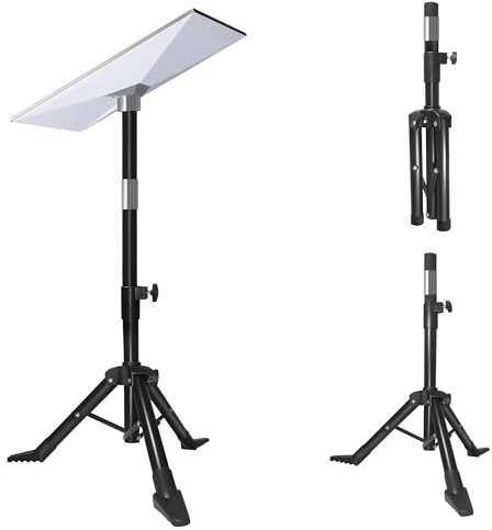 Zatelitount Starlink Tripod Mount Gen 3 Extended Stand, 4ft Adjustable Heavy Duty Stand with Non-Slip Pads, Supports Starlink Gen 3/V4 Dish, Perfect for Roof, Yard, Camping, and RV Travel