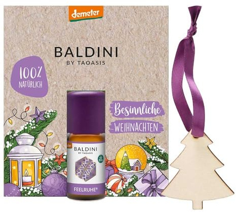 Baldini Feelruhe Mini-Duftset, Besinnliche Weihnachten mit Lavendel, Benzoe und Orange, 5ml