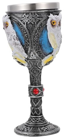 TOGEVAL Trinkbecher Eulenmuster Halloween Party Heimglas Zarter Glasbecher Festival-trinkbecher Stilvoller Eulenglasbecher