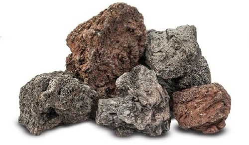 World PLANTIL Gravilla Volcánica Rojiza/Negra 25-50 mm Piedras Volcánicas Premium para Jardinería y Decoración - 100% Naturales, Ecológicas, Versátiles Embellecer 25L