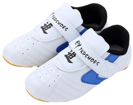 Fooceoute Chaussures De Boxe Karaté,Chaussures Respirantes De Taekwondo,Sneaker d'arts Martiaux LéGers,LéGer Respirantes,Doux pour La Peau,pour Taekwondo,Boxe Sport