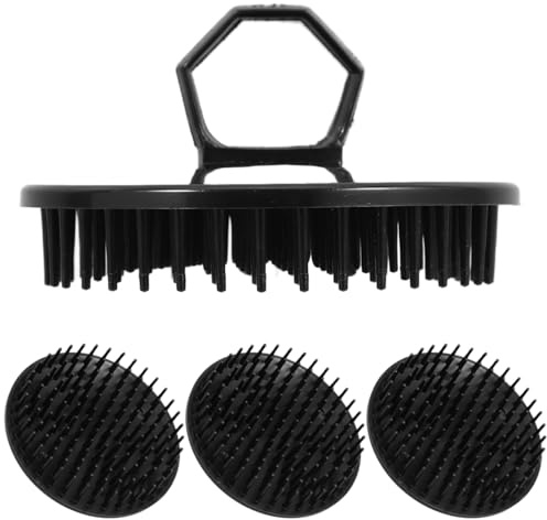 TOYANDONA 4Pcs Scalp Brush Set Hair Scalp Massager Shampoo Brush for Washing Hair Exfoliating Tool for Deep Cleaning Massage and Relaxation