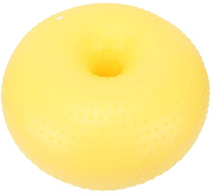 OPPWONG Inflatable Yoga Ball Chair, Flexible Seating Massage Points Donut Exercise Ball, Core Training Stability Gym Equipment with Pump, Ideal for Kids, Classroom & Office, 55cm