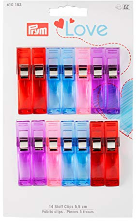 Prym 610183 Prym Love Stoff Clips 5,5 cm