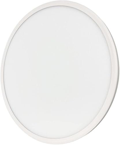 Vetrineinrete® Pannello led slim rotondo da incasso faretto con clip regolabile adatto per foro da 10 a 28 cm 40 watt illuminazione a luce 6500k 3000k 4000k (Luce Naturale 4000k)