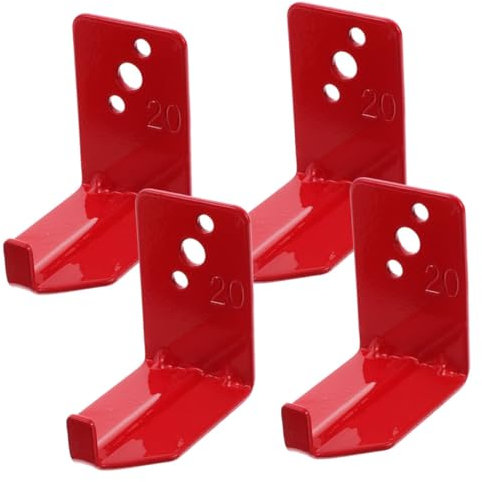 Ciieeo 2set Staffa Da Parete Per Estintore Gancio Angolare e Staffa Di Montaggio Supporto Per Estintori Da Compatibile Polvere Secca e Acqua Ricaricabile