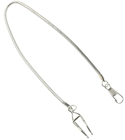 FOMIYES Catena Accessorio Argento e Multifunzionale Vintage Orologio da Taschino in Lega Leggera per Abbigliamento Casual e Formale