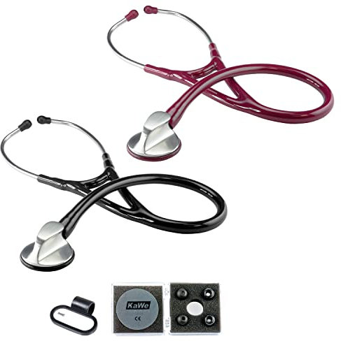 KaWe Stethoskop Top Kardiologie MIT GRAVUR (Bordeaux)