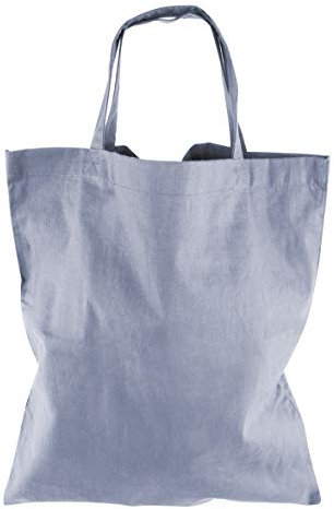 Rayher 38335562 Baumwoll-Tasche, unbedruckt, schiefergrau, 38 x 42 cm, 100% Baumwolle, 140g/m2, Stofftasche zum Bemalen, Stoffbeutel, Jutebeutel, Tragetasche, Einkaufsbeutel, Turnbeutel