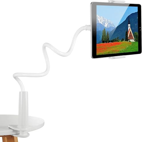 Czemo Support Tablette, Support Réglable avec col de Cygne de - Universelle Support Compatible avec iPad/iPhone Series 4-11 Pouces Équipement