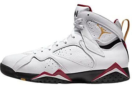 Herren Jordan 7 Retro, Flint White/Flint Grey-Black-Varsity Purple (CU9307 100), Weiß/Schwarz-Kardinalrot-Chutn, 44 EU
