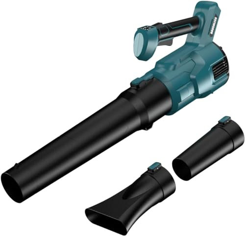 Souffleur De Feuilles sans Fil 18 V, Aspirateur-Souffleur De Feuilles éLectrique, Puissance D’Aspiration 840 m³/h, sans Batterie Chargeur, Pelouse/Jardin/DéBlaiement des Routes (Moteur brossé)