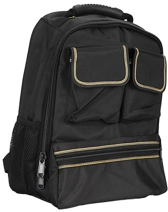 Tool Backpack for Electricians - Multifunctional Ox Fabric Maintenance Tool Bag with Large Storage Acity