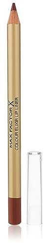 Max Factor Colour Elixir Lip Liner, Perfilador De Labios, Tono 20 Coffee Brown - 4g, Rojo, Otros