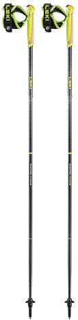Leki Evotrail FX.One TA, Black/Neon Yellow/Dark Anthracite - 125cm